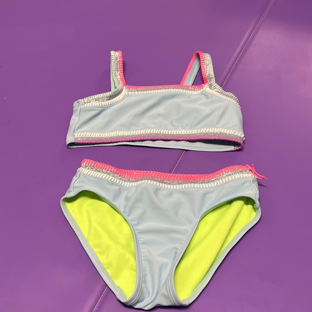 Justice two piece swim